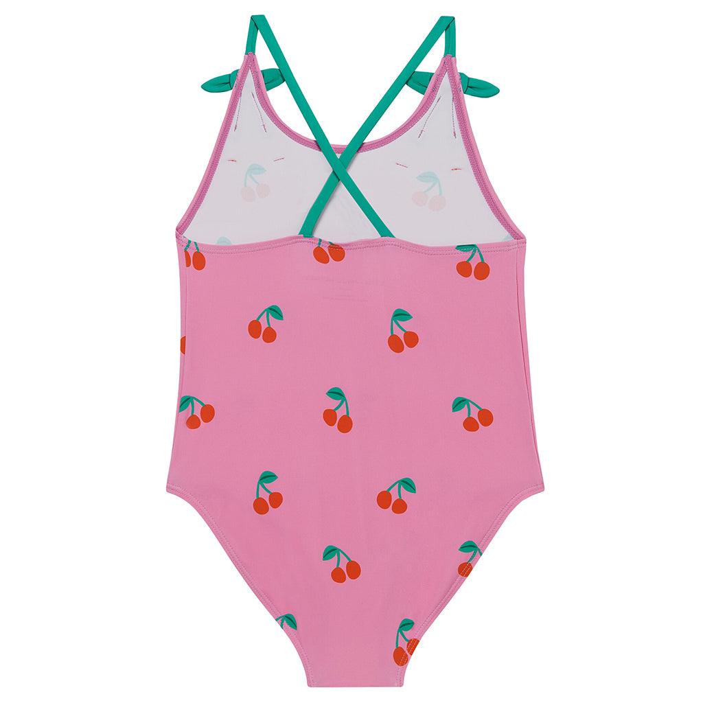 Stella McCartney Child Swimsuit Cherries Print Pink