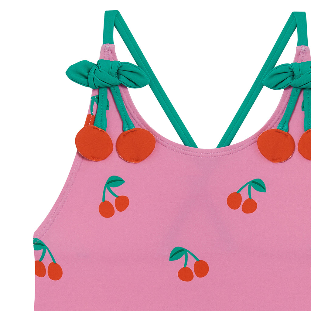 Stella McCartney Child Swimsuit Cherries Print Pink