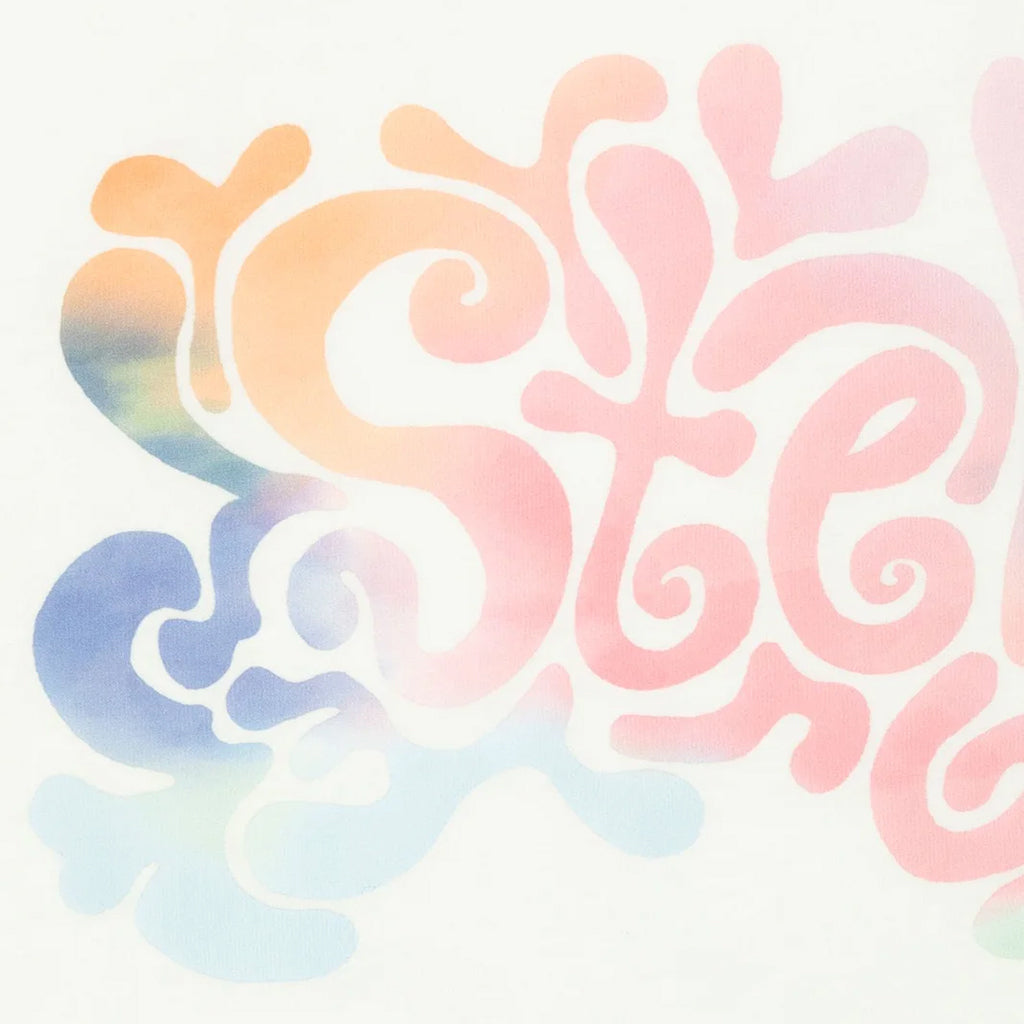 Stella McCartney Child T-shirt With Tie Dye Logo Print White