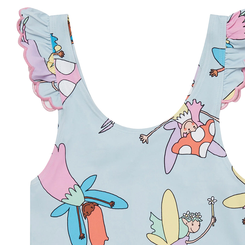 Stella McCartney Child Swimsuit Fairies Print Blue