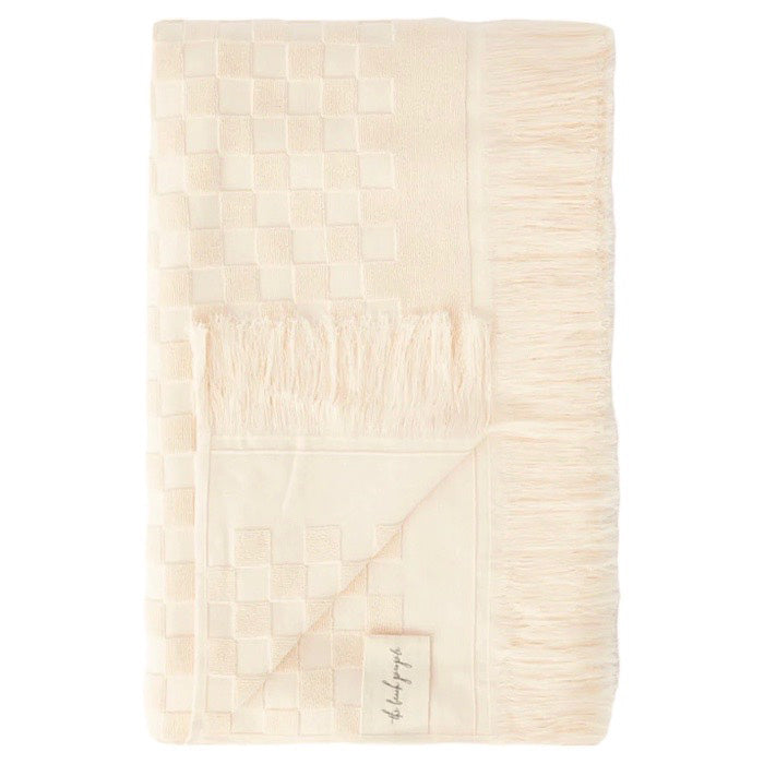 The Beach People Ace Beach Towel Cream