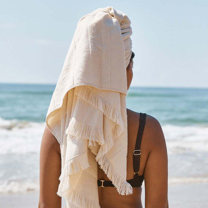 The Beach People Pool Towel Cream