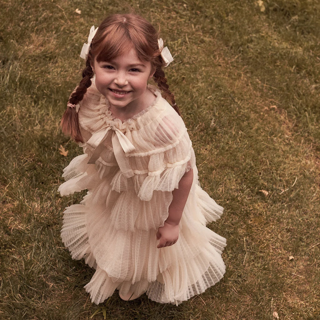 Tia Cibani Kids Child Set Of Two Butterfly Clips Opal Cream