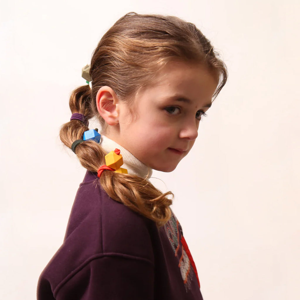 Tia Cibani Kids Child Genoveva Tokyo Hair Ties Rainbow Multicolour