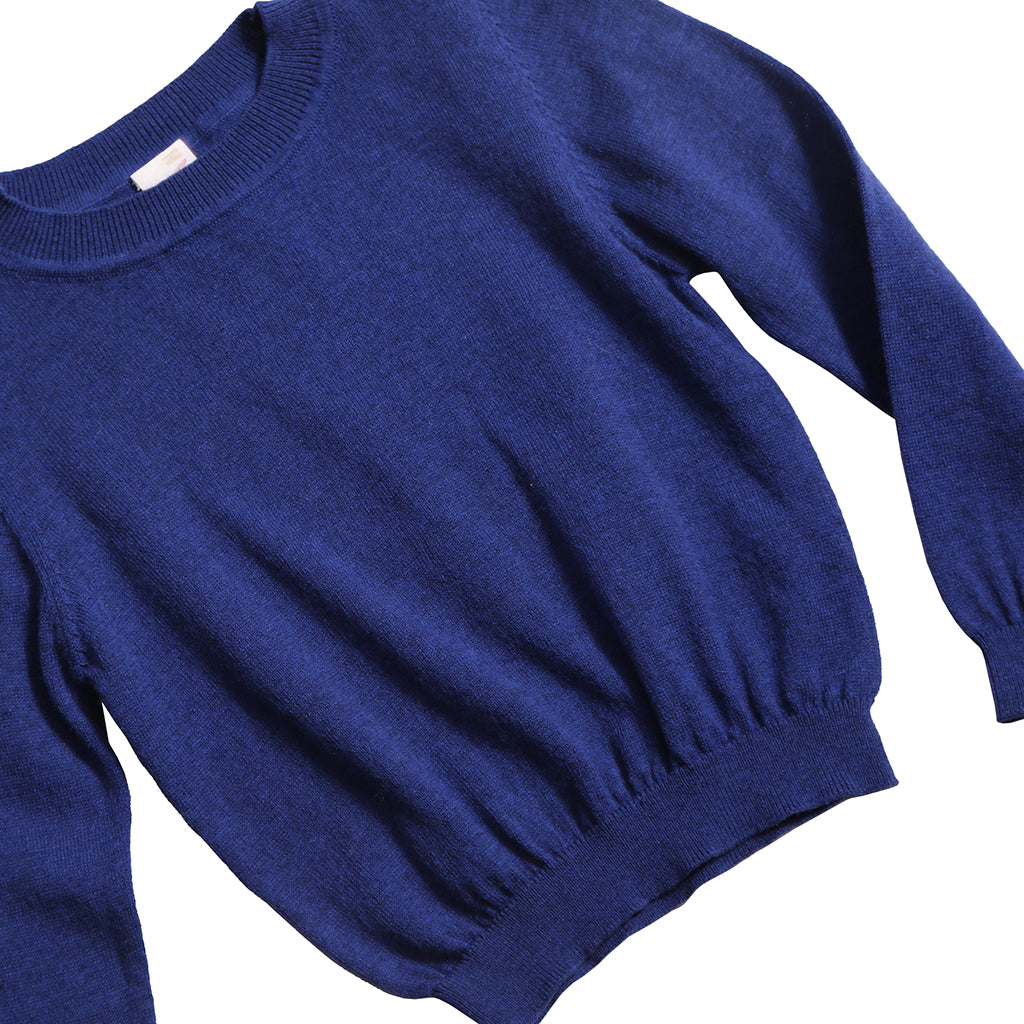 Tia Cibani Kids Baby Slim Fit Crew Neck Sweater Breton Blue