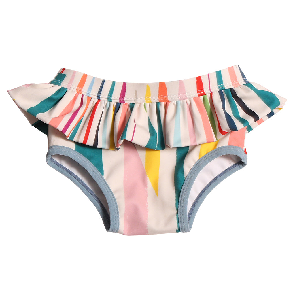 Tia Cibani Kids Baby Clementine Swim Bottoms Rainbow Stripes