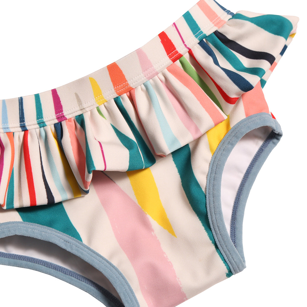 Tia Cibani Kids Baby Clementine Swim Bottoms Rainbow Stripes