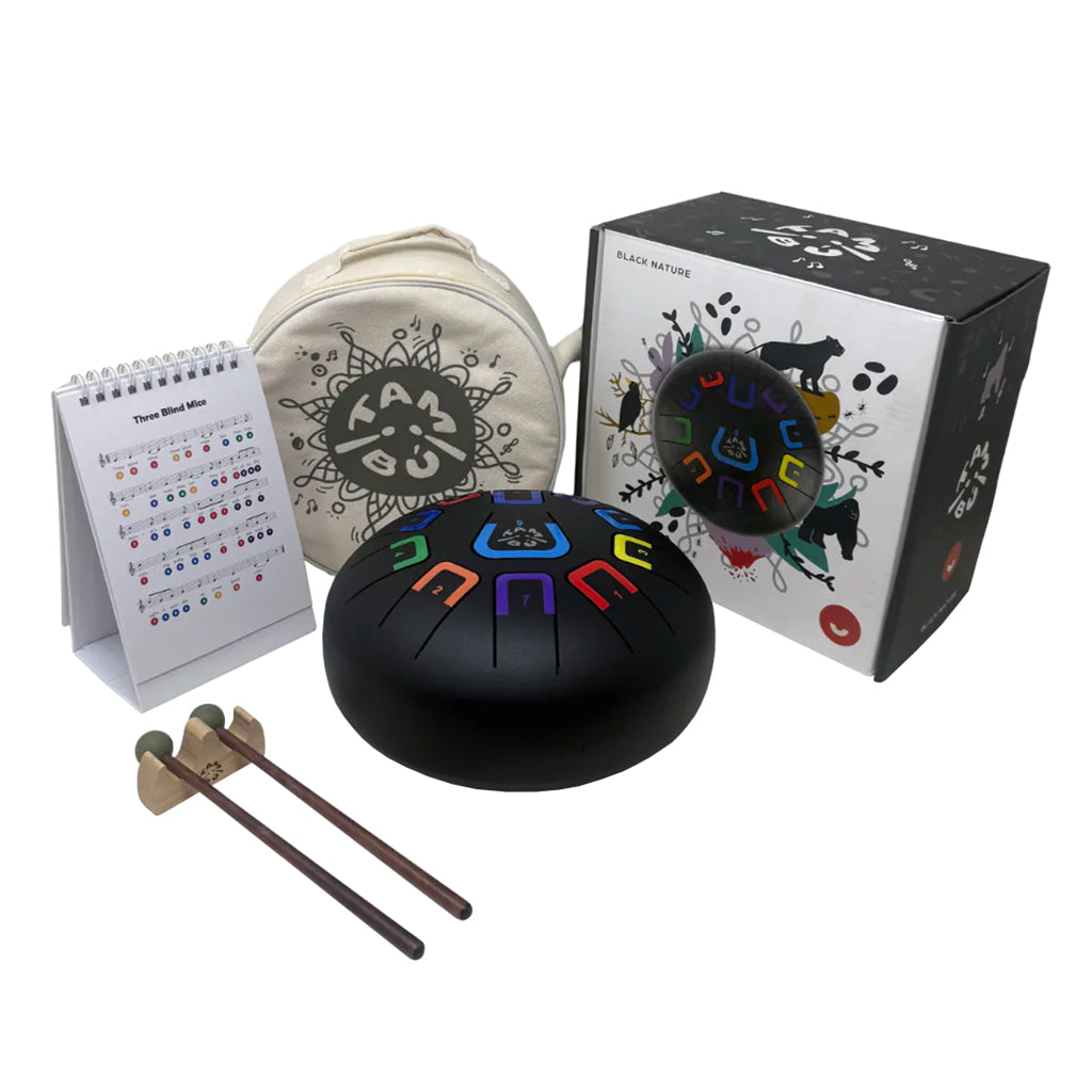 Tambú Tongue Drum Black Nature