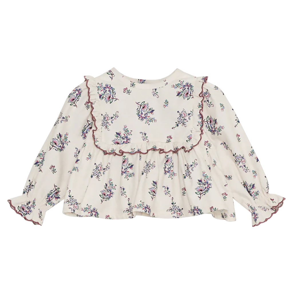 The New Society Child Emma Blouse Cream Floral Print