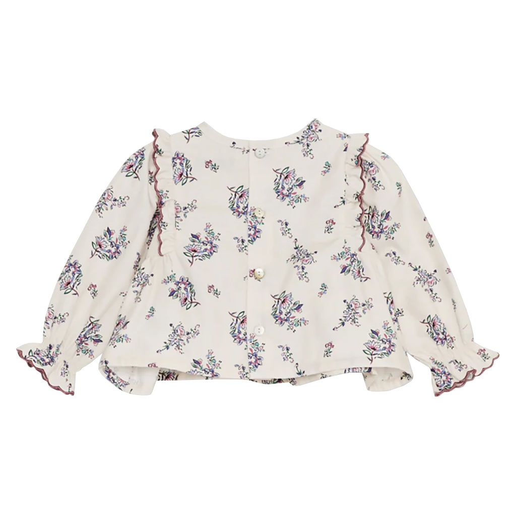 The New Society Child Emma Blouse Cream Floral Print