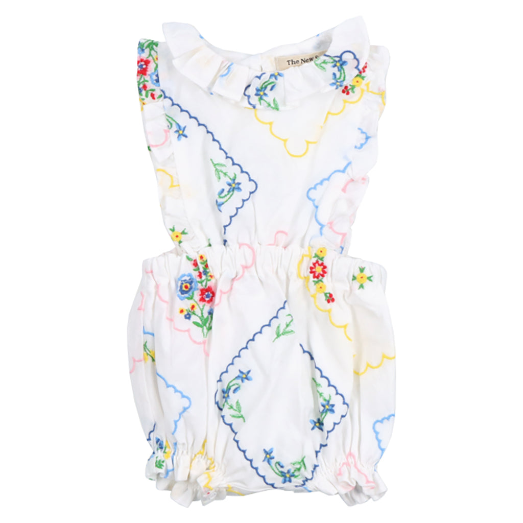 The New Society Baby Jacinthe Romper Multicolour Embroidery
