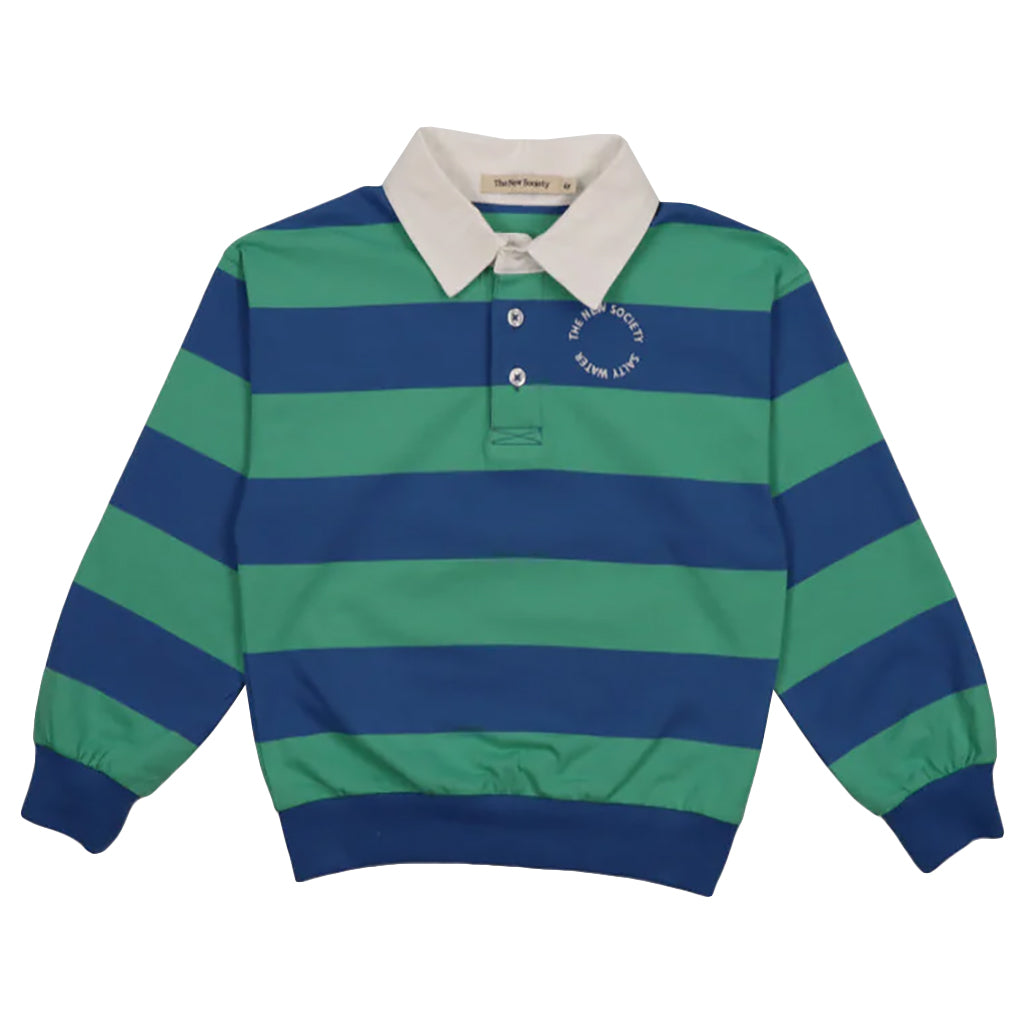 The New Society Child Ares Polo T-shirt Cobalto Blue