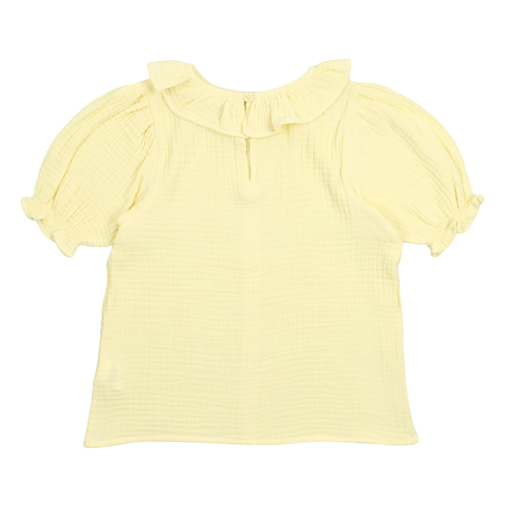 The New Society Child Campanilla Blouse Soft Lemon Yellow