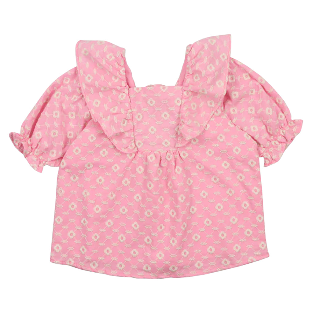 The New Society Child Isidora Blouse Hibiscus Pink