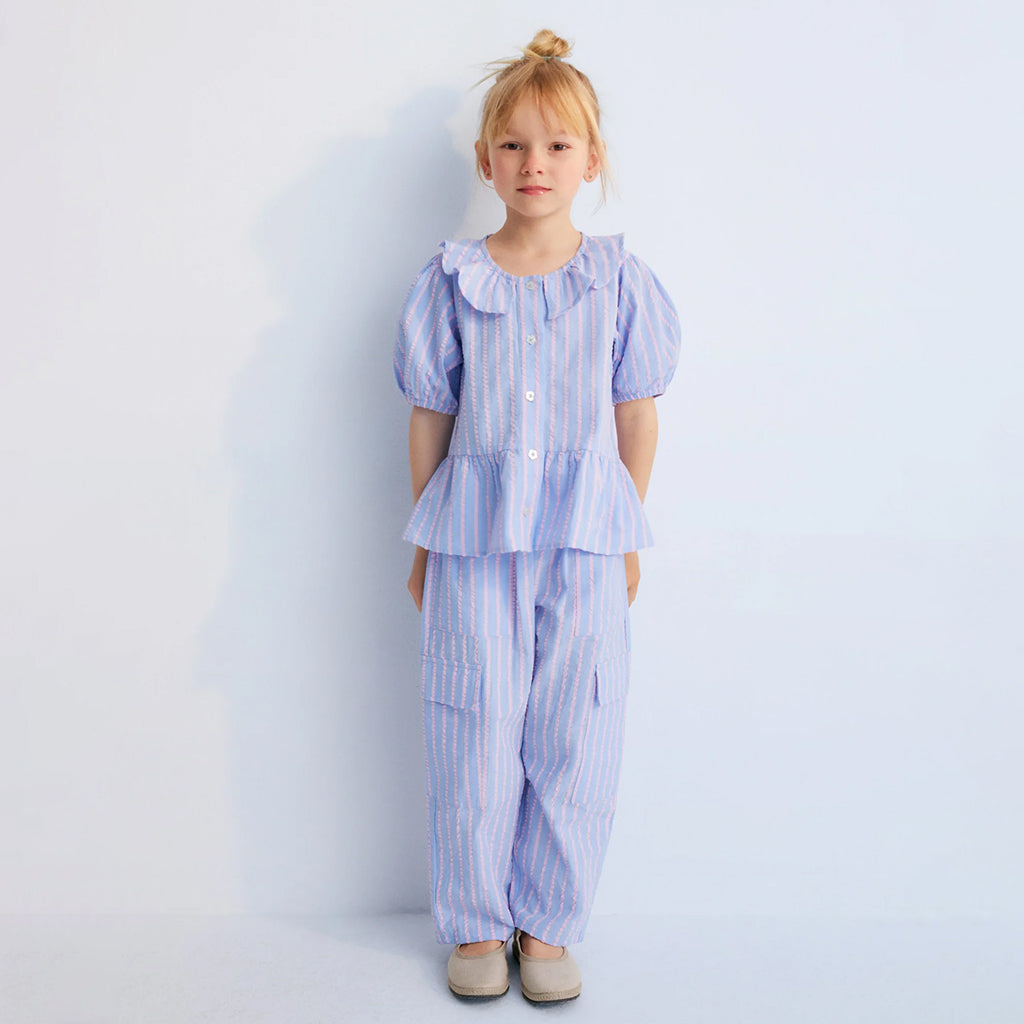The New Society Child Kythira Blouse Powder Blue
