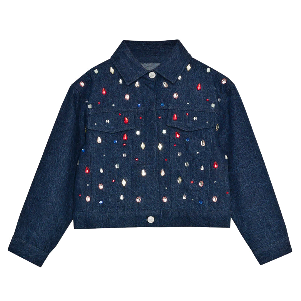 The New Society Child Mia Jacket Blue Denim