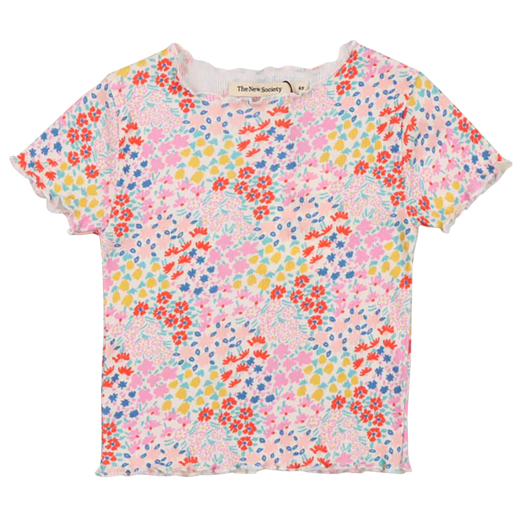 The New Society Child Nicolette T-shirt Anemone Print