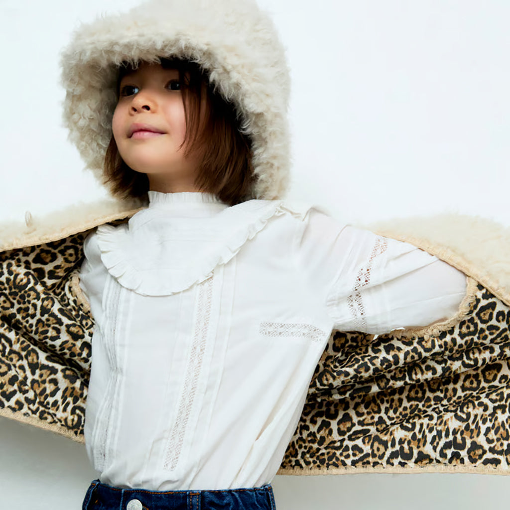 The New Society Child Ninette Bucket Hat Moonlight White