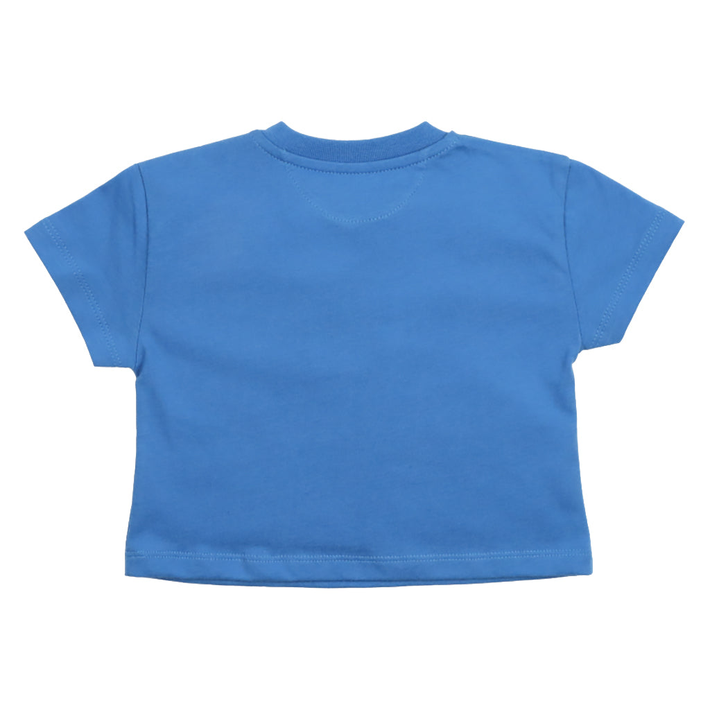 The New Society Child TNS Logo T-shirt Iris Whisper Blue