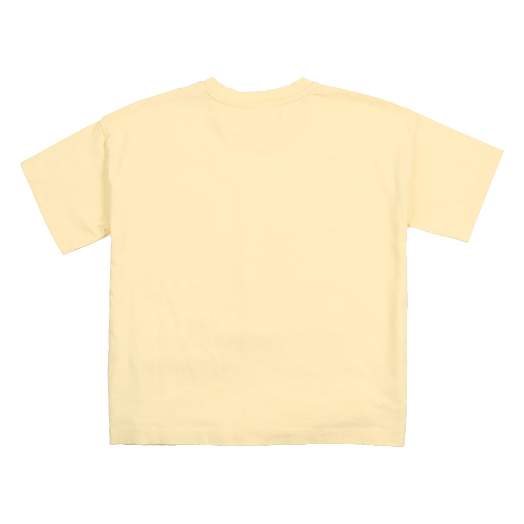 The New Society Child TNS Logo T-shirt Soft Lemon Yellow