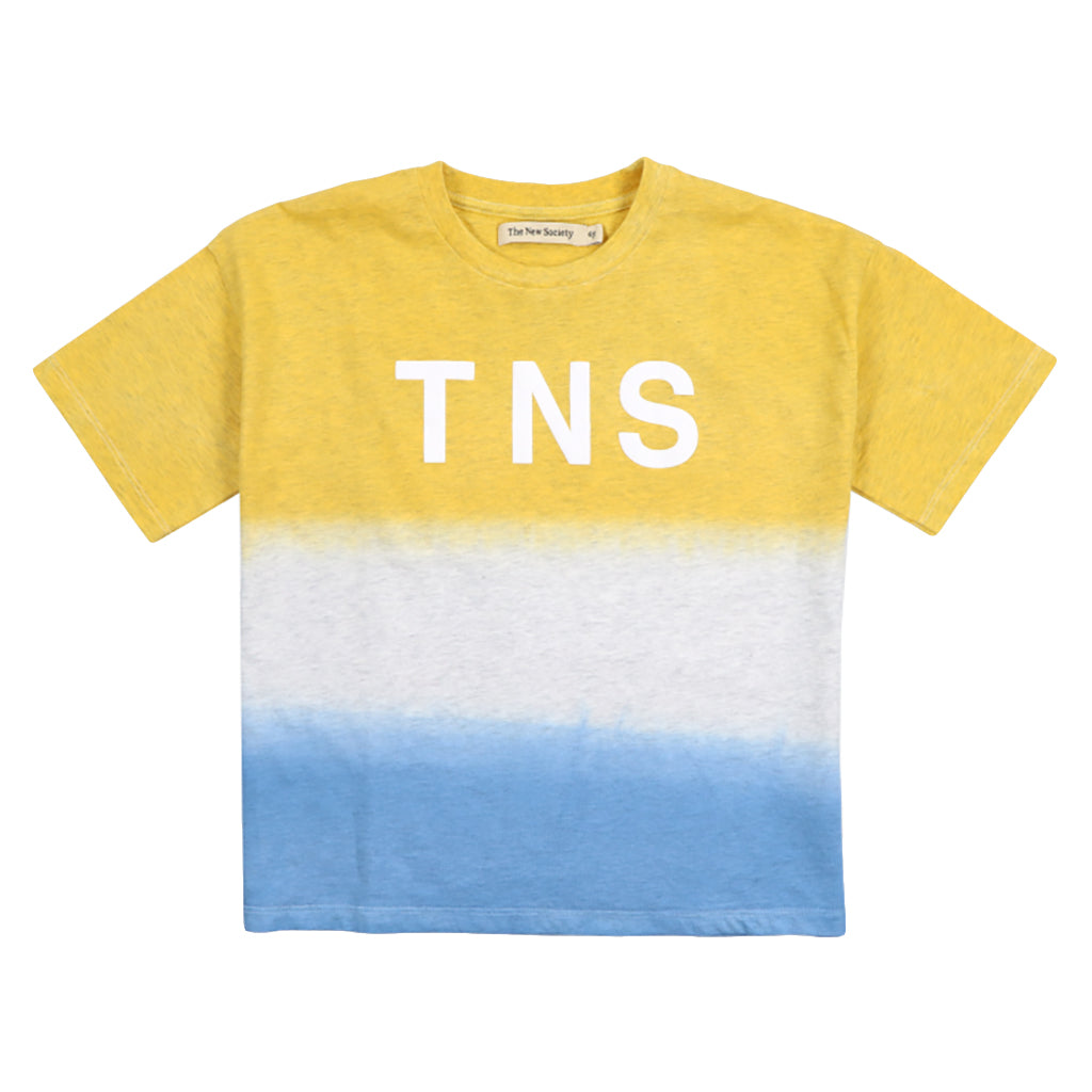 The New Society Child Tie Dye T-shirt Mimosa Yellow