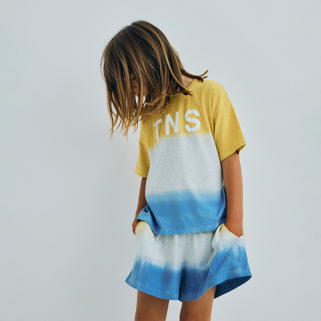The New Society Child Tie Dye T-shirt Mimosa Yellow