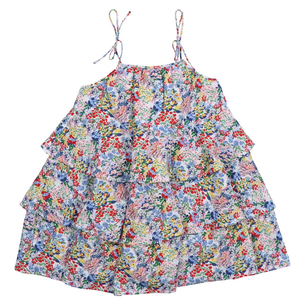 The New Society Child Verbena Dress Multicolour Floral Print