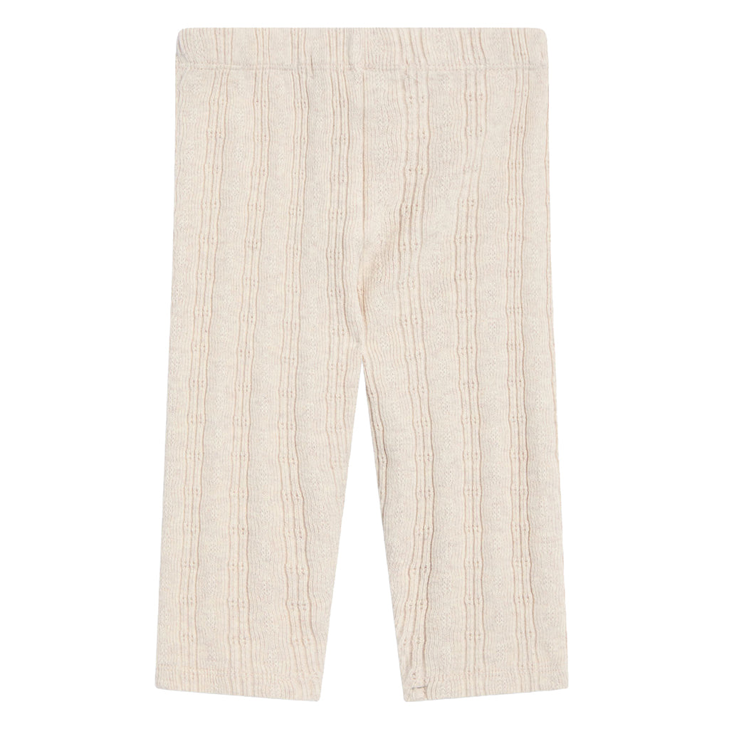 The New Society Baby TNS Logo Leggings Whisper White Melange