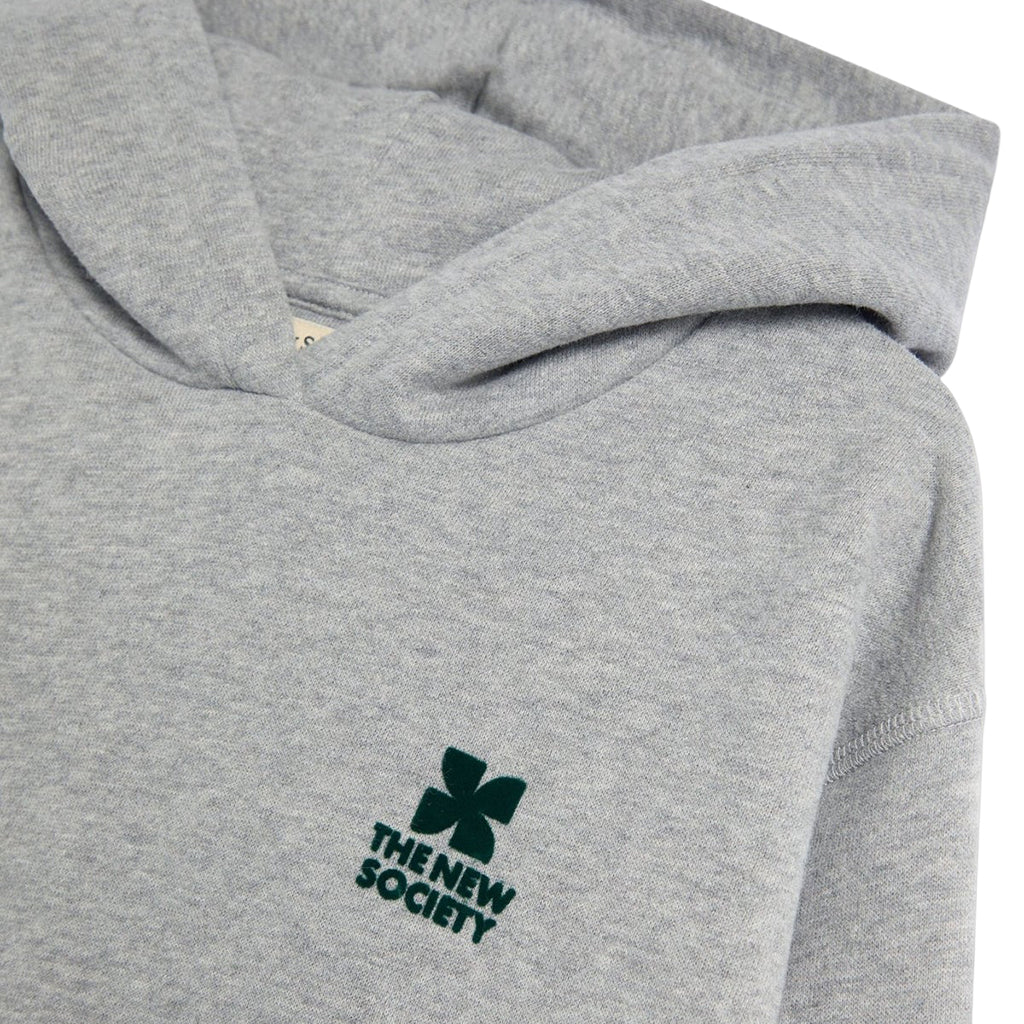 The New Society Child TNS Logo Sweatshirt Mid Grey Melange