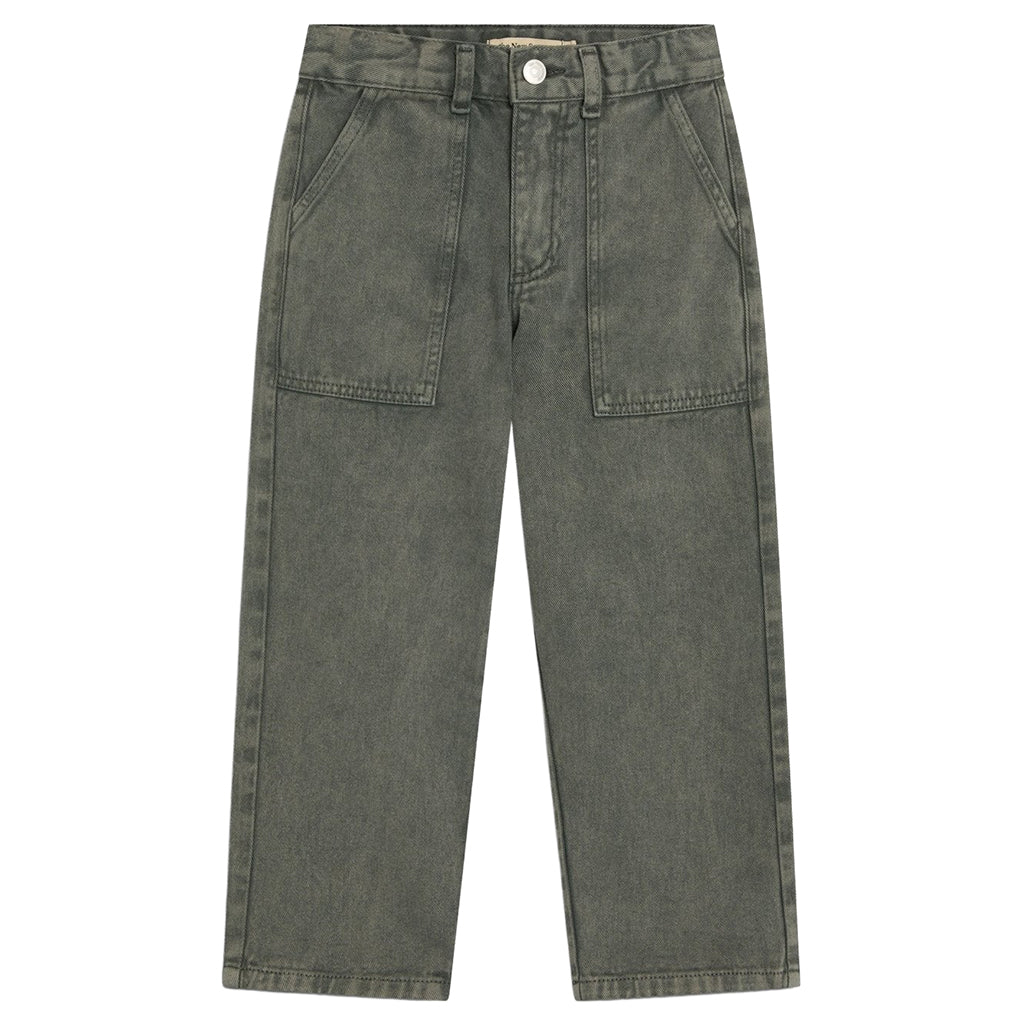 The New Society Child Baggy Pants Tea Leaf Green