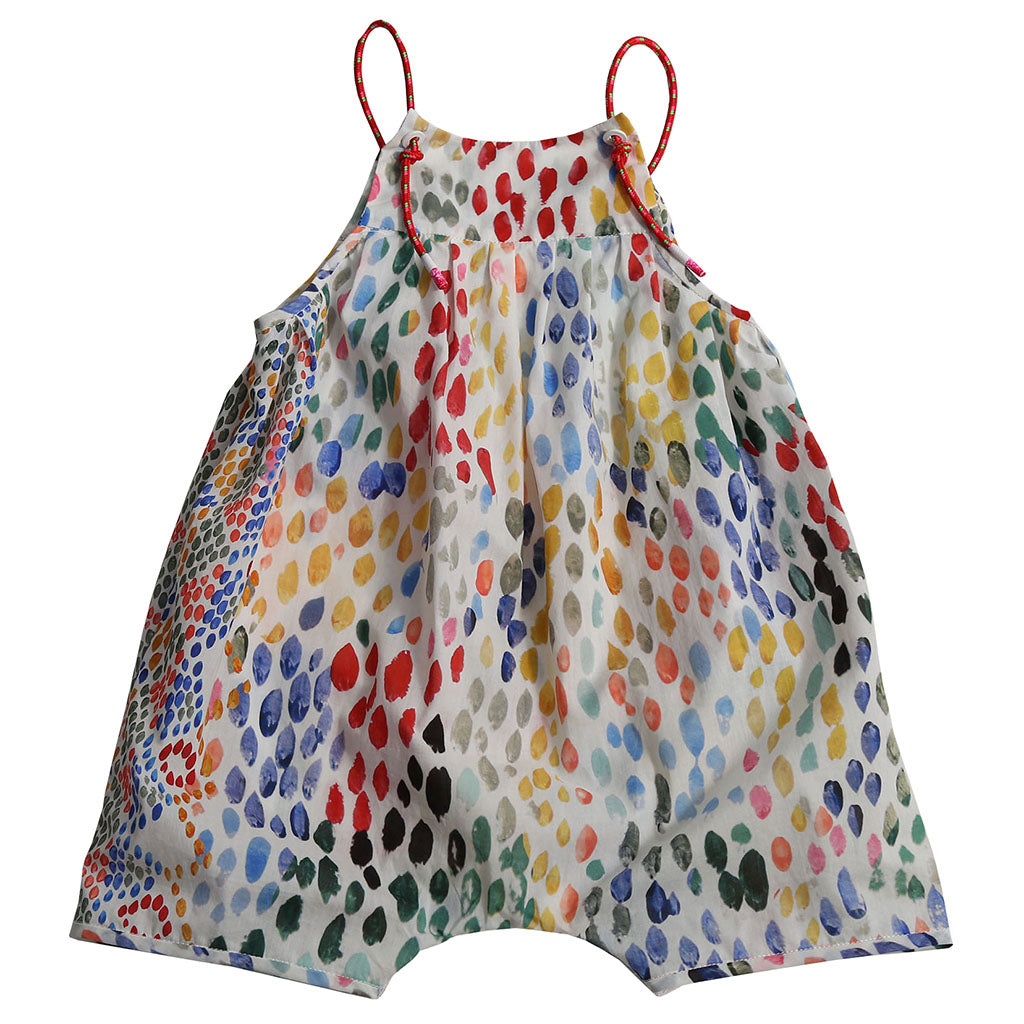 Tia Cibani Kids Baby Balao Romper Rainbow Print