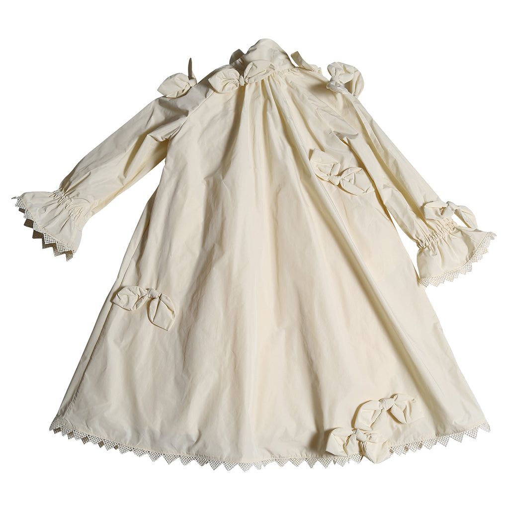 Tia Cibani Kids Child Estrella Bow Dress Opal Cream