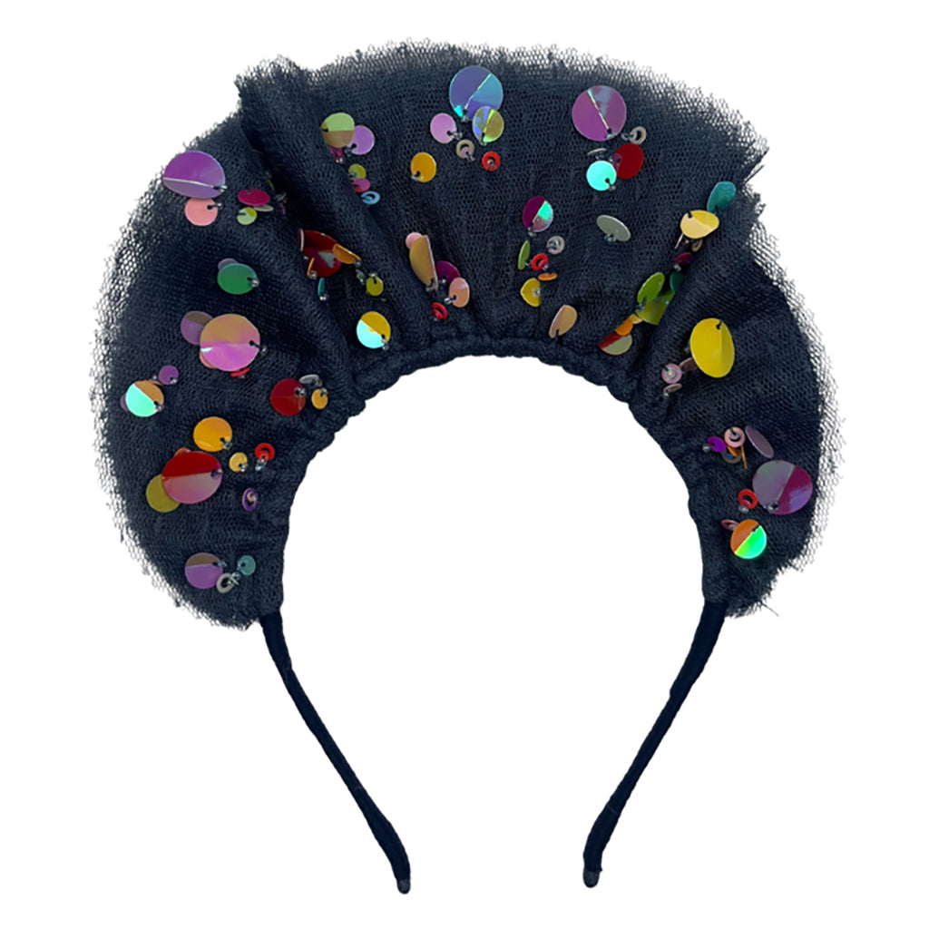 Tia Cibani Kids Child Stella Tiered Tiara Headband Denim Blue