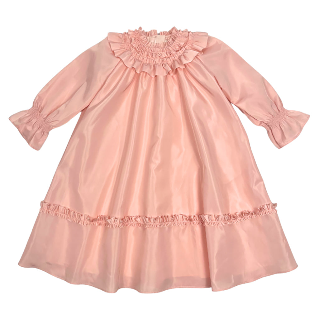 Tia Cibani Kids Child Prairie Tiered Dress Pink