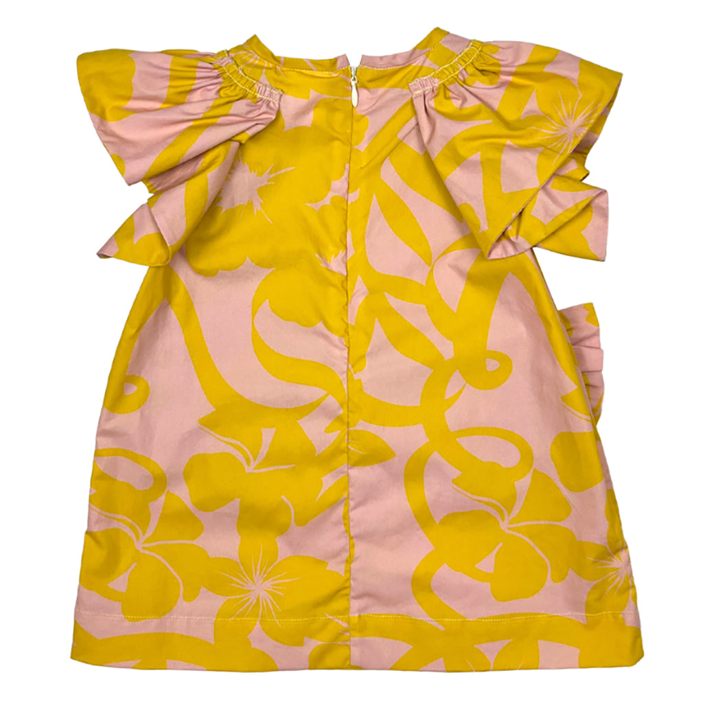 Tia Cibani Kids Baby Morgan Dress Mango Mix Orange
