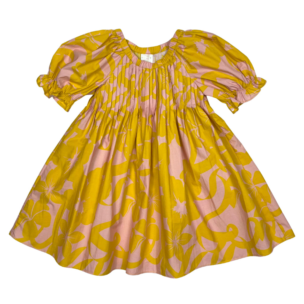 Tia Cibani Kids Child Fantasia Dress Mango Mix Orange