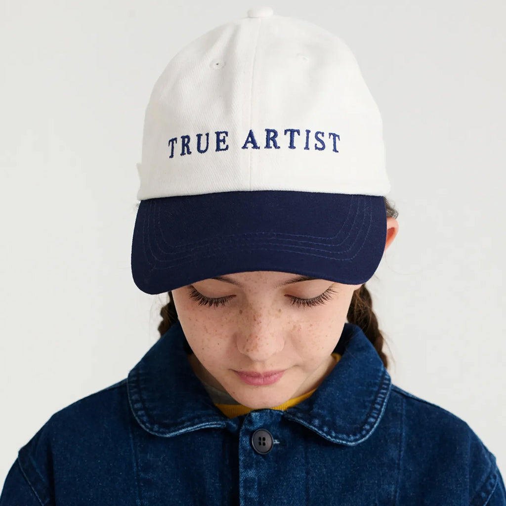 True Artist Child Baseball Cap Blue Block