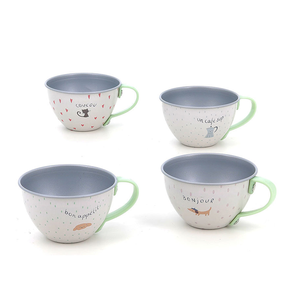 Vilac Nature Musical Tin Tea Set