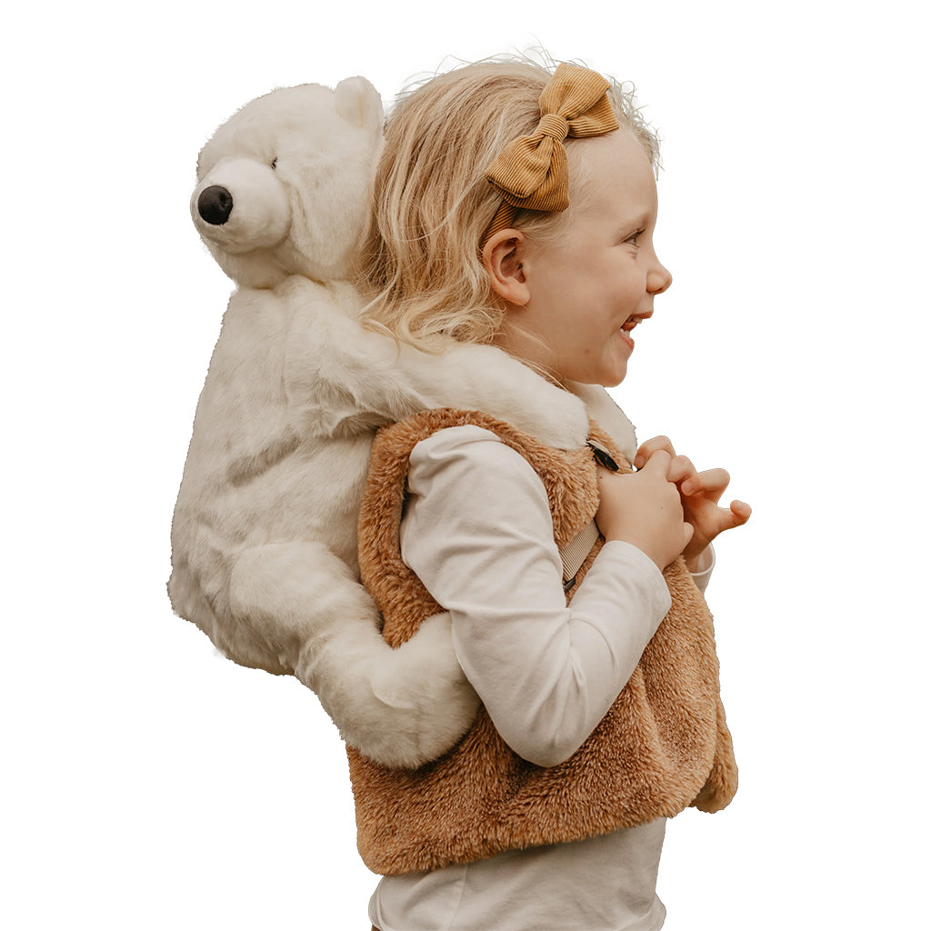 Wild & Soft Polar Bear Backpack