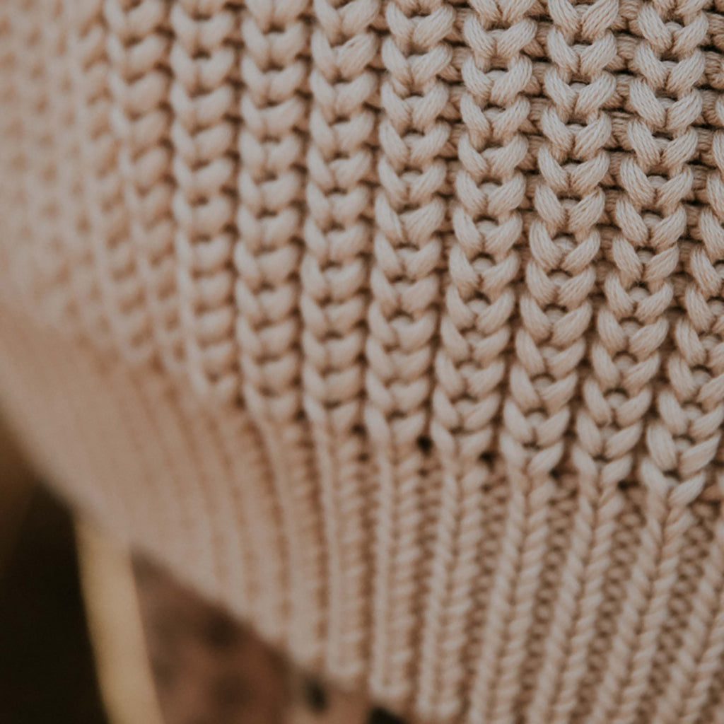 Yuki Kidswear Baby And Child Chunky Knitted Sweater Moon Cream