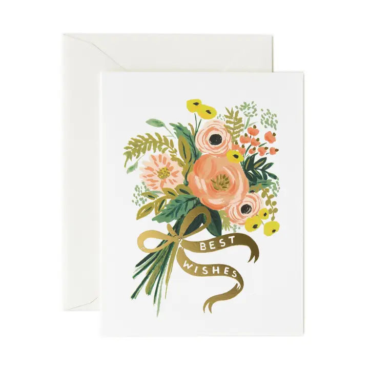 Rifle Paper Co. Best Wishes Bouquet Card