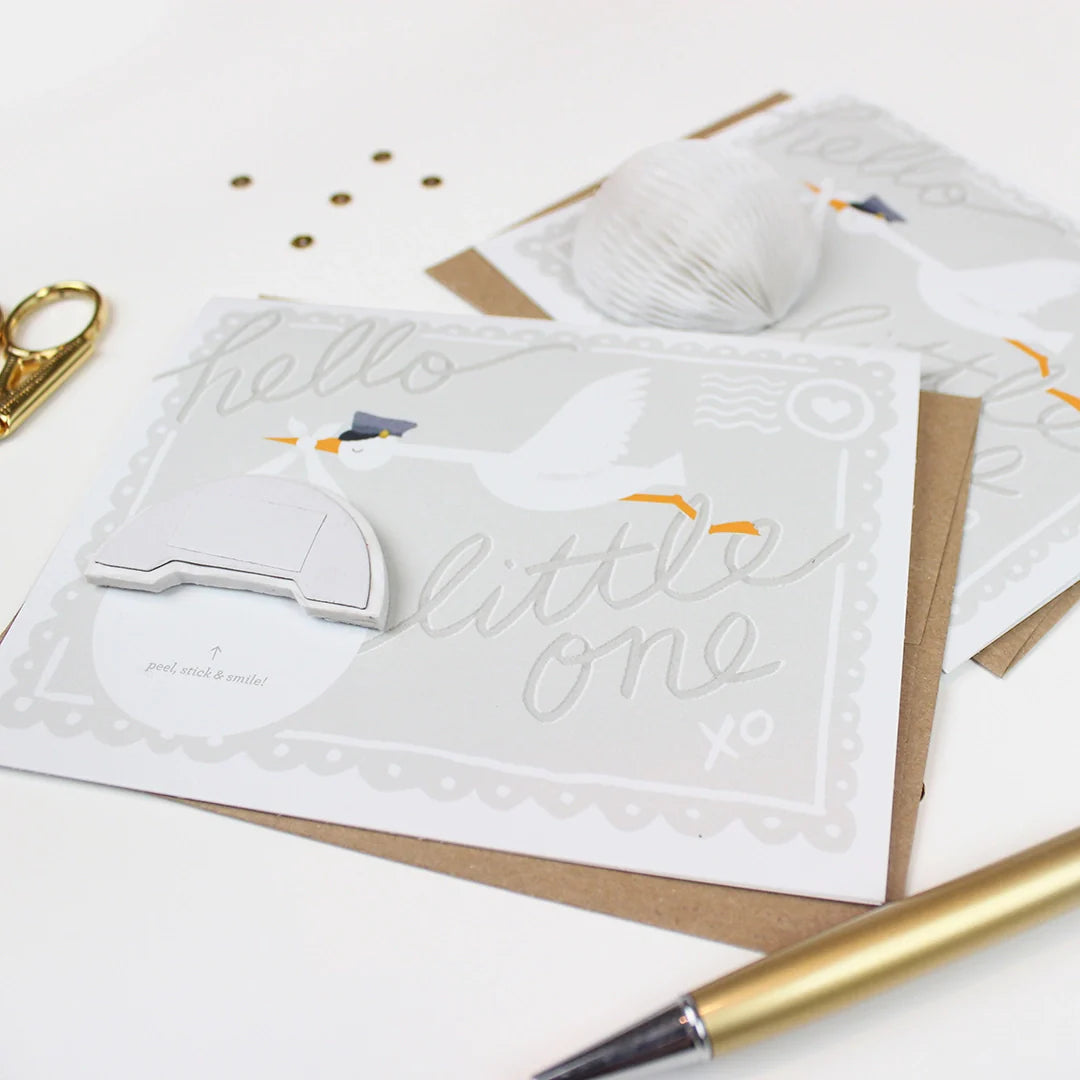 Inklings Paperie Pop Up Card New Baby