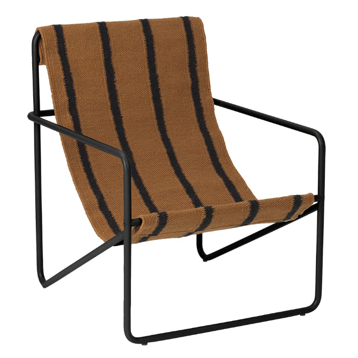 Ferm Living Kids' Desert Chair Brown And Black Stripes