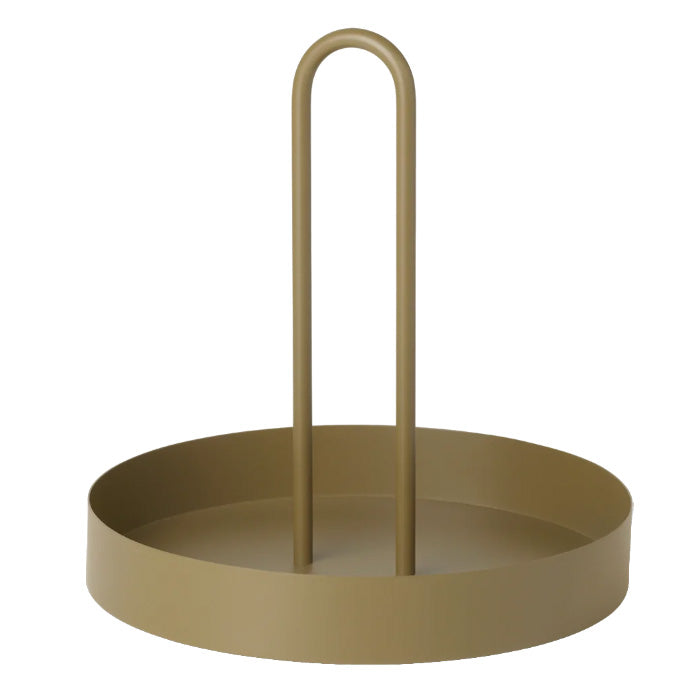 Ferm Living Outdoor Grib Tray Olive Green