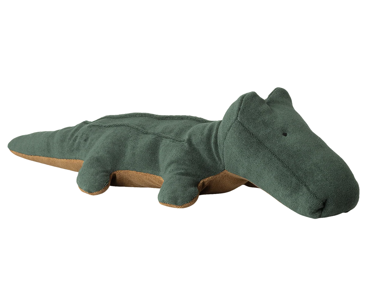 Maileg Toys Safari Friends Big Crocodile - Forest Green