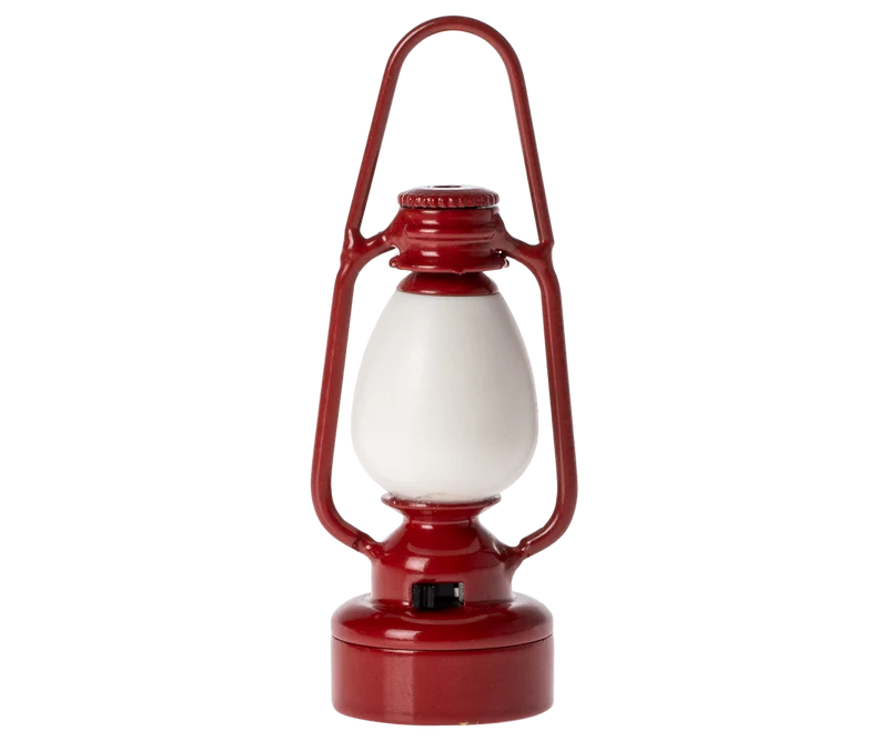 Maileg Toys Mouse Miniature Vintage Lantern Red