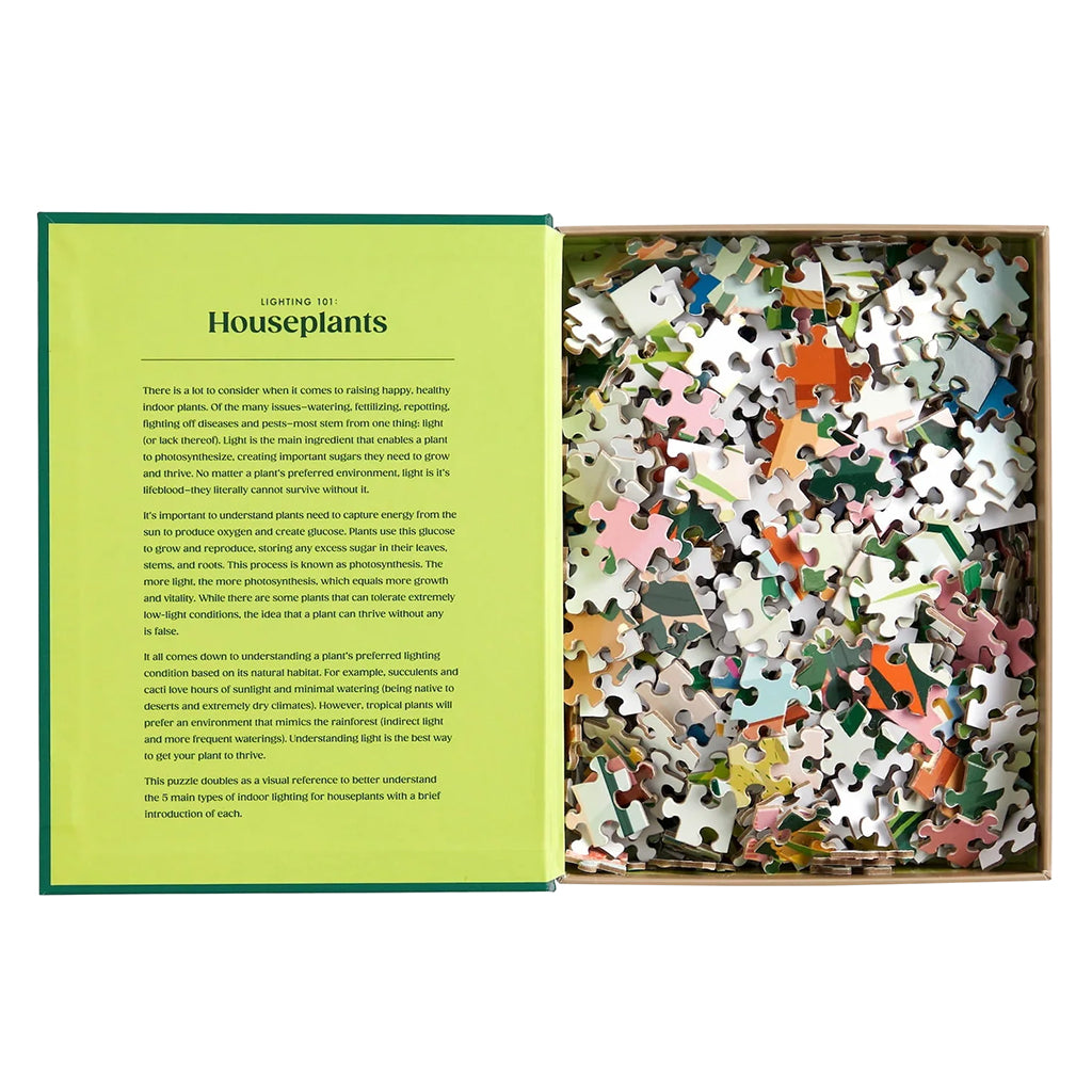 Lighting 101: Houseplants Book Puzzle