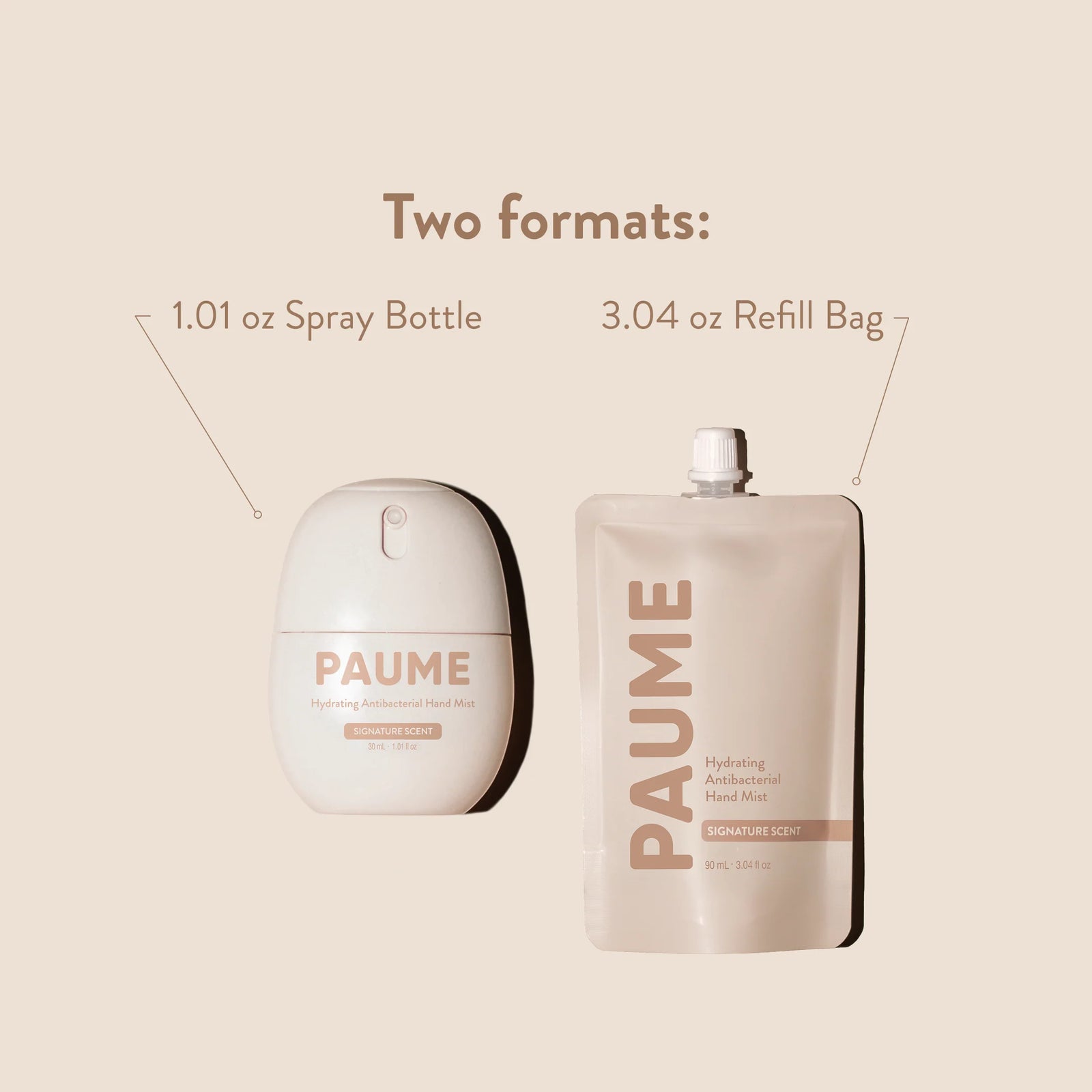 Paume Hydrating Antibacterial Hand Mist Refill Bag