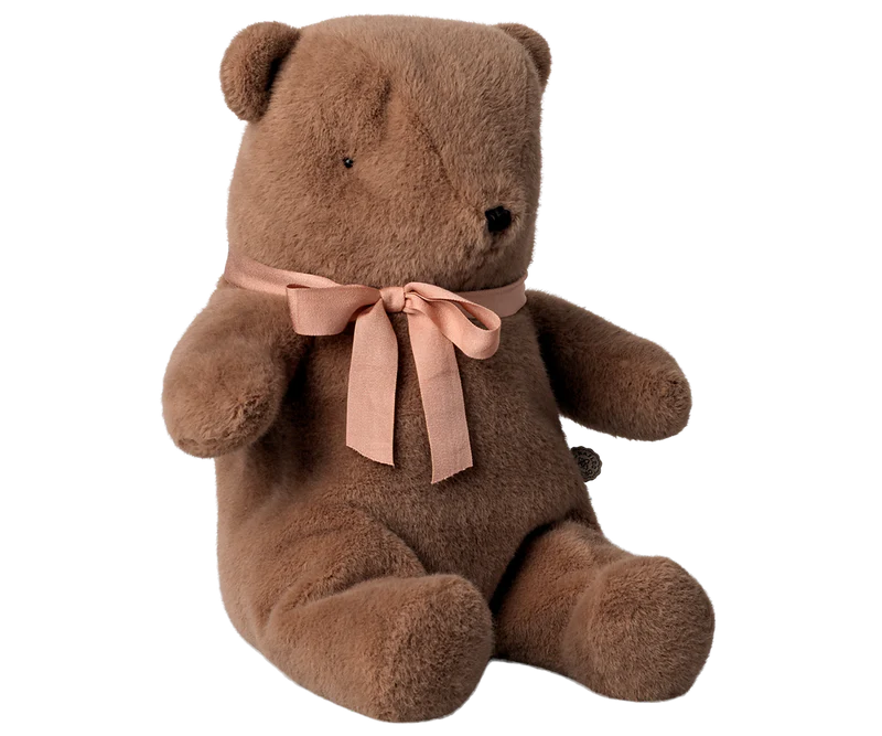 Maileg Toys Teddy Bear Plush, Medium - Soft brown