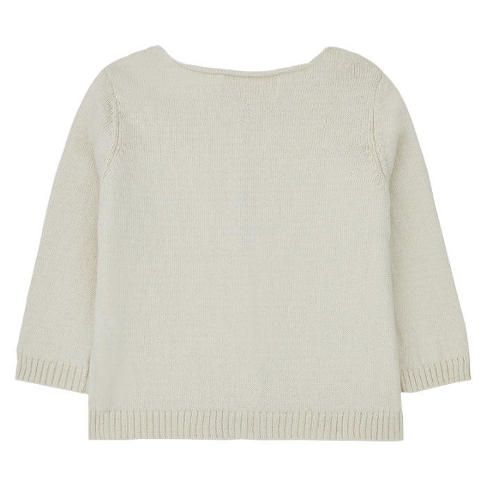 1+ In The Family Baby Sandra Cardigan Cream